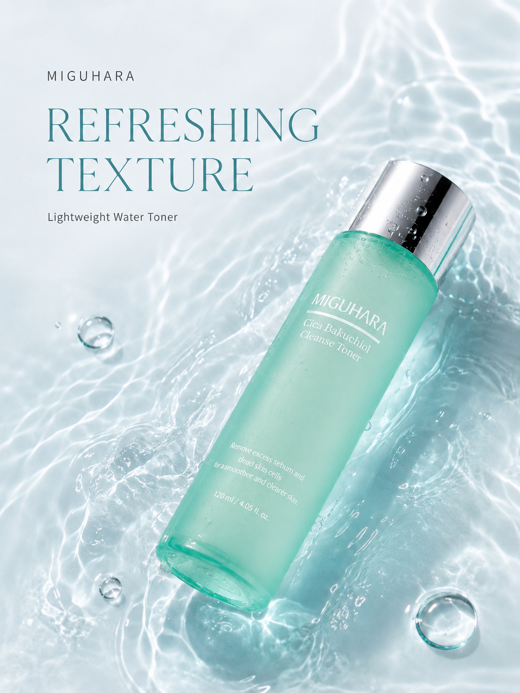 MIGUHARA Cica Bakuchiol Cleanse Toner (120ml)
